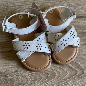 NWT White Sandals